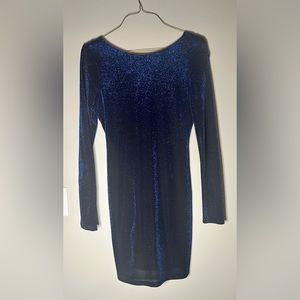 By & By Navy Blue Homecoming Dress Size Large